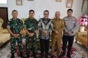 Wako Alfin sambut Danrem 042 perkuat pembangunan dan ketahanan pangan.