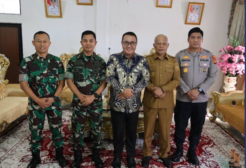 Wako Alfin sambut Danrem 042 perkuat pembangunan dan ketahanan pangan.