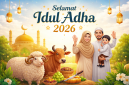 Ilustrasi Idul Adha 2026. 45 Poster dan Ucapan Selamat Idul Adha 2026 dalam Bahasa Arab(Ilustrasi dibuat AI)