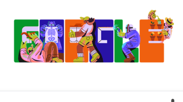 Google Doodle menampilkan ilustrasi lima pekerja dari berbagai profesi untuk memperingati Hari Buruh 2026.