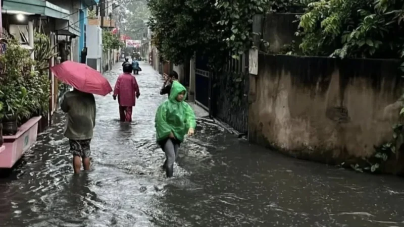 Ilustrasi banjir Jakarta Sumber : VIVA