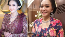 Bukan cuma mewah, safir dan rubi yang dikenakan Maia Estianty di pernikahan Al dan El menyimpan simbol dan nilai miliaran rupiah. (dok. Maia Estianty)