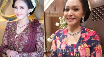 Bukan cuma mewah, safir dan rubi yang dikenakan Maia Estianty di pernikahan Al dan El menyimpan simbol dan nilai miliaran rupiah. (dok. Maia Estianty)