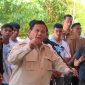 Presiden Prabowo Subianto saat kunjungan kerja di Miangas, Talaud, Sulawesi Utara, Sabtu (9/5/2026).