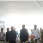 Wali Kota Sungai Penuh Alfin mengikuti peresmian nasional Kopdes Merah Putih secara virtual di Desa Aur Duri, Kecamatan Pondok Tinggi, Sabtu (16/5/2026).