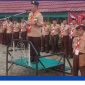 Sekda Kota Sungai Penuh Alpian membuka Jambore Cabang Pramuka Tahun 2026 di Bumi Perkemahan SMKN 4 Sungai Penuh, Jumat (29/5/2026). (Foto:  Prokopin)