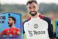 Bruno Fernandes tampil di FC Mobile EA Sports, bersama kode redeem terbaru yang memberikan hadiah gems, pack, dan pemain OVR tinggi.