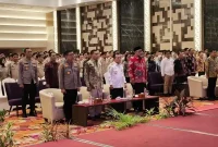 Gubernur Jambi Al Haris menegaskan penguatan pelaksanaan Program Makan Bergizi Gratis (MBG) dengan 205 SPPG yang telah beroperasi dalam Rapat Konsolidasi di BW Luxury Hotel, Sabtu (2/5/2026).