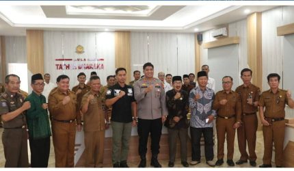 Sosialisasi kotak amal QR barcode oleh Densus 88 di Sungai Penuh