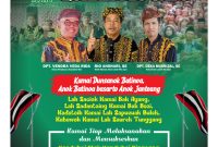 Poster resmi Luhah Rio Jayo yang menampilkan tokoh adat serta ajakan menyukseskan Kenduri Sko pada Juli 2026