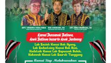 Poster resmi Luhah Rio Jayo yang menampilkan tokoh adat serta ajakan menyukseskan Kenduri Sko pada Juli 2026