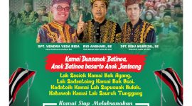 Poster resmi Luhah Rio Jayo yang menampilkan tokoh adat serta ajakan menyukseskan Kenduri Sko pada Juli 2026