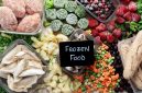 aneka produk frozen food seperti sayuran beku, daging, dan buah dalam kondisi segar