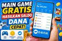 Ilustrasi promosi game penghasil saldo DANA gratis ( Foto AI)