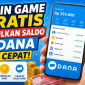 Ilustrasi promosi game penghasil saldo DANA gratis ( Foto AI)