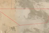 Wilayah Bir Tawil di perbatasan Mesir dan Sudan dikenal sebagai kawasan tak bertuan yang dipenuhi gurun dan aktivitas tambang emas.