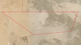 Wilayah Bir Tawil di perbatasan Mesir dan Sudan dikenal sebagai kawasan tak bertuan yang dipenuhi gurun dan aktivitas tambang emas.