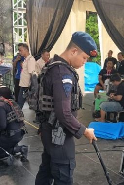 Gegana Brimob Amankan JIExpo Jelang Konser