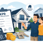 Ilustrasi sebuah Rumah dengan desain minimalis yang nyaman, asri, dan cocok untuk hunian keluarga.