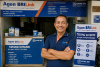 Foto ilustrasi Agen BRILink ( Foto AI)