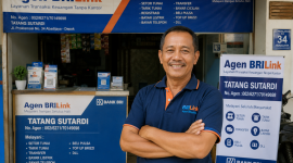 Foto ilustrasi Agen BRILink ( Foto AI)