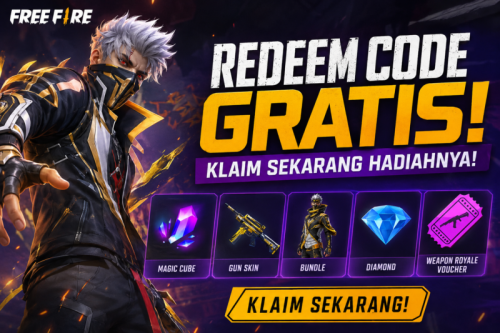 Update terbaru kode redeem Free Fire 2026, segera tukarkan sekarang!