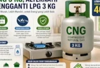 Ilustrasi tabung CNG 3 Kg (Foto: Internet/Brignas-RI.com)