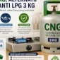 Ilustrasi tabung CNG 3 Kg (Foto: Internet/Brignas-RI.com)