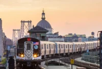 KRL New York saat melintas di sudut kota. (Foto: New York Govermant/Ist)