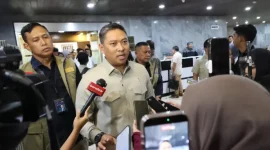Wakil Menteri Pertanian (Wamentan), Sudaryono memberikan keterangan kepada awak media usai rapat kerja bersama Komisi IV DPR RI di Kompleks Parlemen, Jakarta, Selasa 19 Mei 2026 (Foto: Biro Humas Kementan)