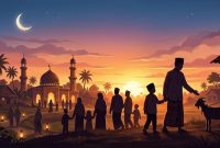 Ilustrasi Idul Adha 2026. Foto: Gemini AI