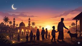 Ilustrasi Idul Adha 2026. Foto: Gemini AI