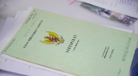 Ilustrasi dokumen sertifikat tanah yang digunakan dalam proses balik nama hibah di BPN (Foto: Dok Kementerian ATR/BPN )
