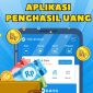 Ilustrasi aplikasi penghasil uang di HP