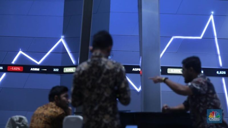 Foto: IHSG sesi I anjlok 7,34% ke 8.321 pada perdagangan Rabu (28/1/2026). (CNBC Indonesia/Muhammad Sabki)