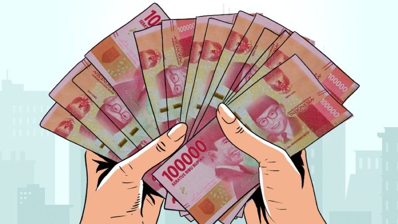 Ilustrasi pencairan gaji ke-13 bagi ASN, TNI, Polri, dan pensiunan