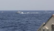 Foto Ilustrasi Selat Hormuz: (U.S. Navy via AP)