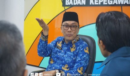 Kepala BKN Prof. Zudan Arif Fakrullah berbicara dalam forum resmi terkait program ASN dan perumahan.