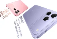 TECNO SPARK 50 hadir dengan baterai besar 7000mAh dan kamera 50MP FlashSnap.( Fhoto : www.tecno-mobile.com )