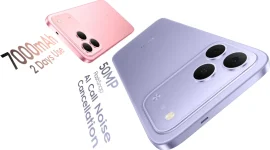 TECNO SPARK 50 hadir dengan baterai besar 7000mAh dan kamera 50MP FlashSnap.( Fhoto : www.tecno-mobile.com )