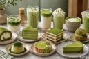 Makanan dan minuman serba matcha. (Foto: ChatGPT)