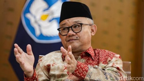 Foto Mendikdasmen Abdul Mu'ti: (dok detikcom)