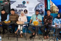 Suasana peringatan hari jadi ke-1 SPPG 01 Kecamatan Pondok Tinggi pada Sabtu (16/5/2026) yang dihadiri Wakil Ketua DPRD Kota Sungai Penuh, unsur pemerintah, mitra, serta penerima manfaat.