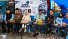 Suasana peringatan hari jadi ke-1 SPPG 01 Kecamatan Pondok Tinggi pada Sabtu (16/5/2026) yang dihadiri Wakil Ketua DPRD Kota Sungai Penuh, unsur pemerintah, mitra, serta penerima manfaat.