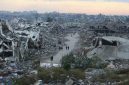 Foto: Kerusakan di Gaza akibat serangan Israel (AFP/EYAD BABA)