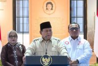 Foto: Presiden Prabowo Subianto dalam acara peresmian Museum Ibu Marsinah, Nganjuk, Sabtu (16/5/2026). (YouTube Sekretariat Presiden)