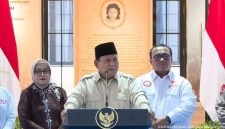 Foto: Presiden Prabowo Subianto dalam acara peresmian Museum Ibu Marsinah, Nganjuk, Sabtu (16/5/2026). (YouTube Sekretariat Presiden)