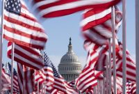 Foto: Bendera Amerika Serikat (AP/Alex Brandon)