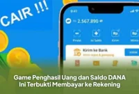 Ilustrasi game penghasil saldo DANA gratis.