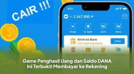 Ilustrasi game penghasil saldo DANA gratis.